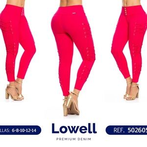 🇨🇴ENE2 JEANS, Butt Lifter Fashion Fucsia Skinny Jeans SIZE 9-10 US